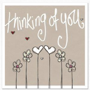 Picture of Thinking of you flowers hearts