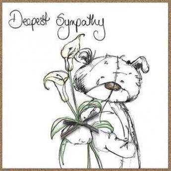 Picture of Deepest Sympathy teddy flower
