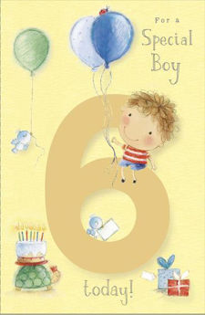Picture of 6 Today! For a special boy