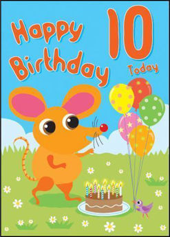 Picture of Happy Birthday 10 Today
