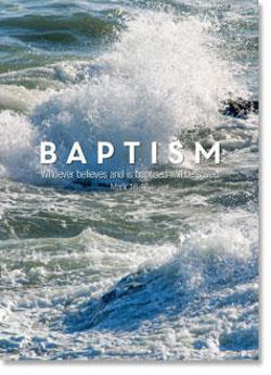 Picture of Baptism Crashing Waves Mark16;16
