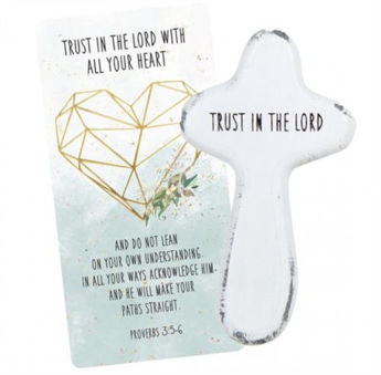 Picture of Trust In The Lord White Cross