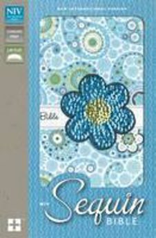 Picture of NIV, Sequin Bible, Leathersoft, Blue