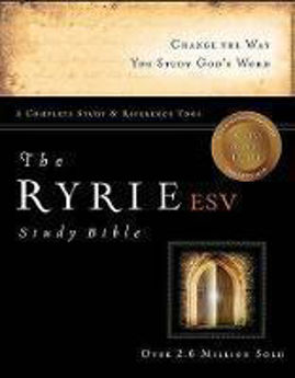 Picture of ESV Ryrie Study Bible Hardback Red Lette