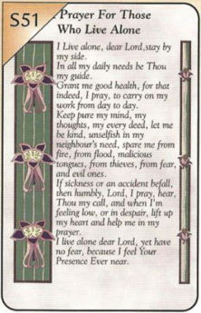 Picture of A Prayer for those Who Live Alone