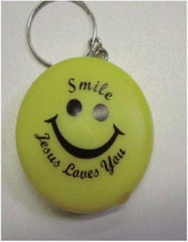 Picture of Smiley Keyring Torch