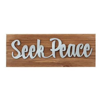Picture of Seek Peace plaque