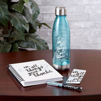 Picture of In All Things Give Thanks Water Bottle