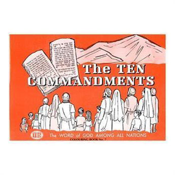 Picture of Outline Texts Colouring Book 7 The Ten Commandments