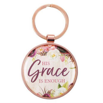 Picture of Keyring in Tin: Grace is Enough