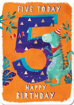 Picture of Birthday 5 dinosaur