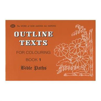 Picture of Outline Texts Colouring Book 1