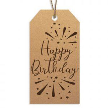 Picture of Happy Birthday Gift Tags