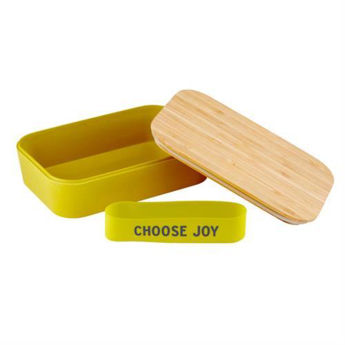 Picture of Choose Joy Bamboo Lunch Box