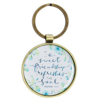 Picture of A Sweet Friendship Metal Keyring