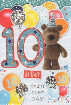 Picture of 10 Today Enjoy your Birthday!