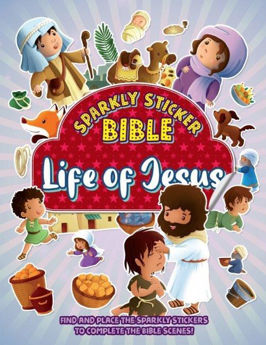 Picture of Sparkly Sticker Bible - Life of Jesus