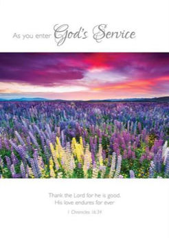 Picture of As you enter God's Service