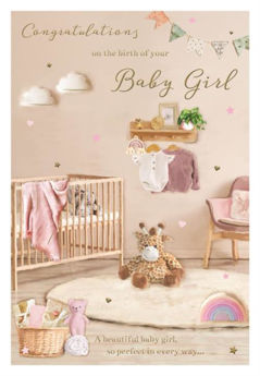 Picture of Congratulations on the birth of your Baby Girl