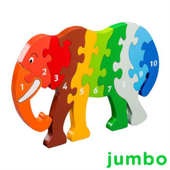 Picture of Jumbo elephant floor jigsaw