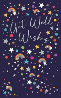 Picture of Get Well Wishes Stars and Rainbows