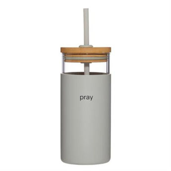 Picture of Pray Water Bottle with Straw