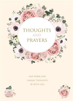 Picture of Thoughts and Prayers May Warm and Caring Thoughts