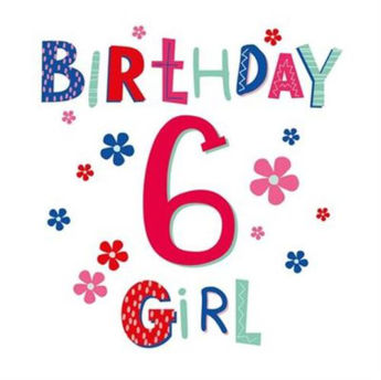 Picture of 6 Birthday Girl